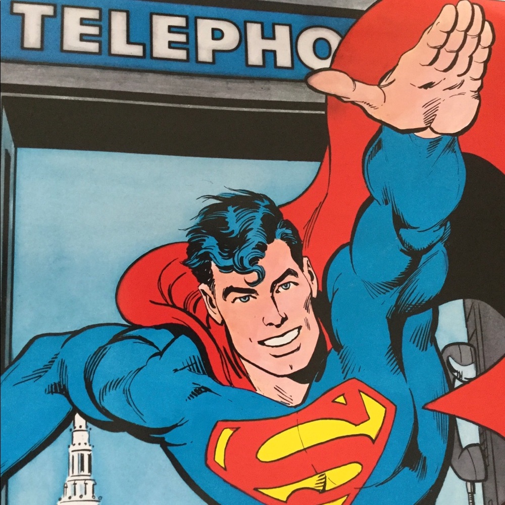 Two-Sided SUPERMAN Original Movie Poster